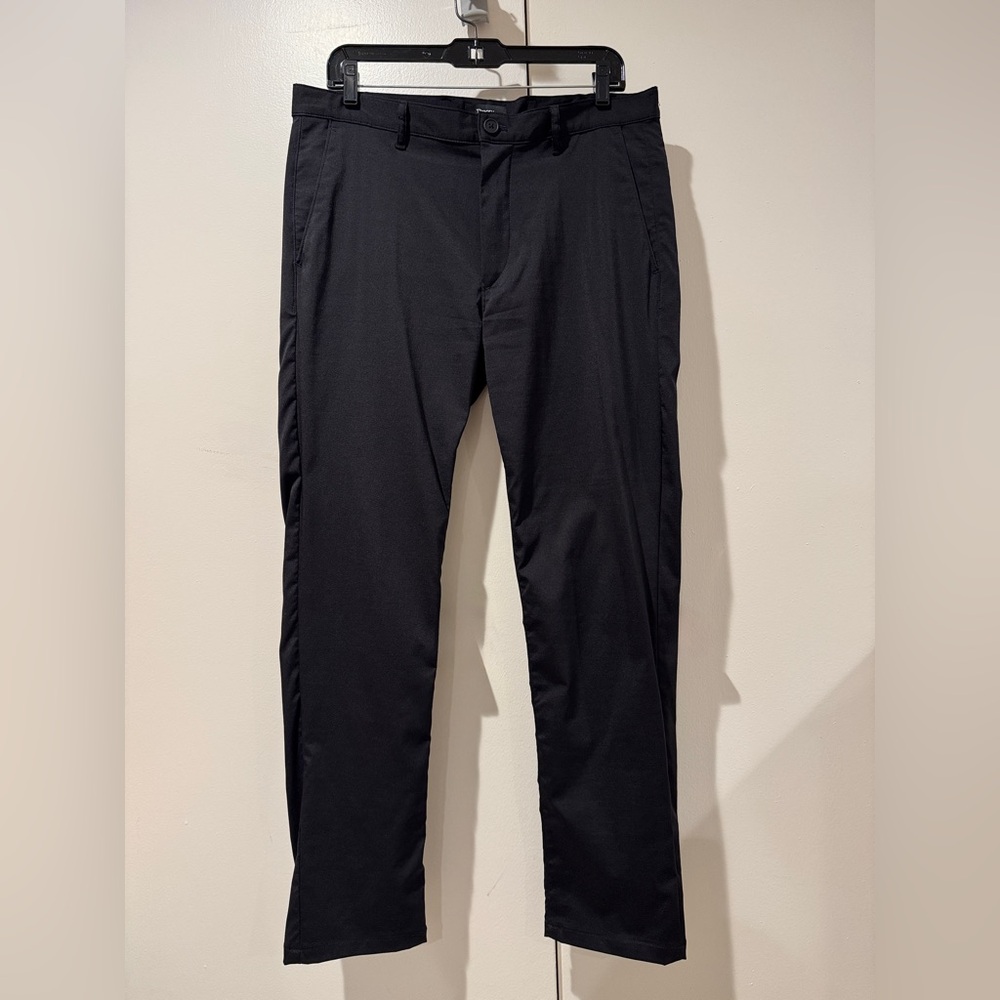 Theory Zaine Ascend Tech Slim Fit Pants, Black, 33x29